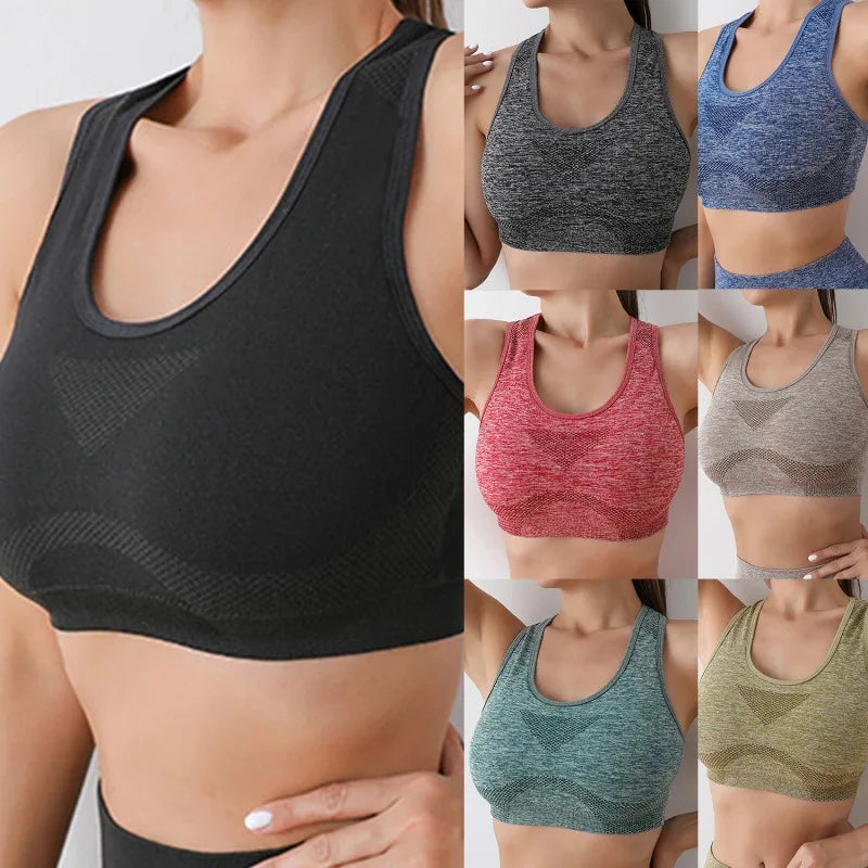 Women's Seamless Yoga Set – Sport Bra & High-Waist Leggings for Workout