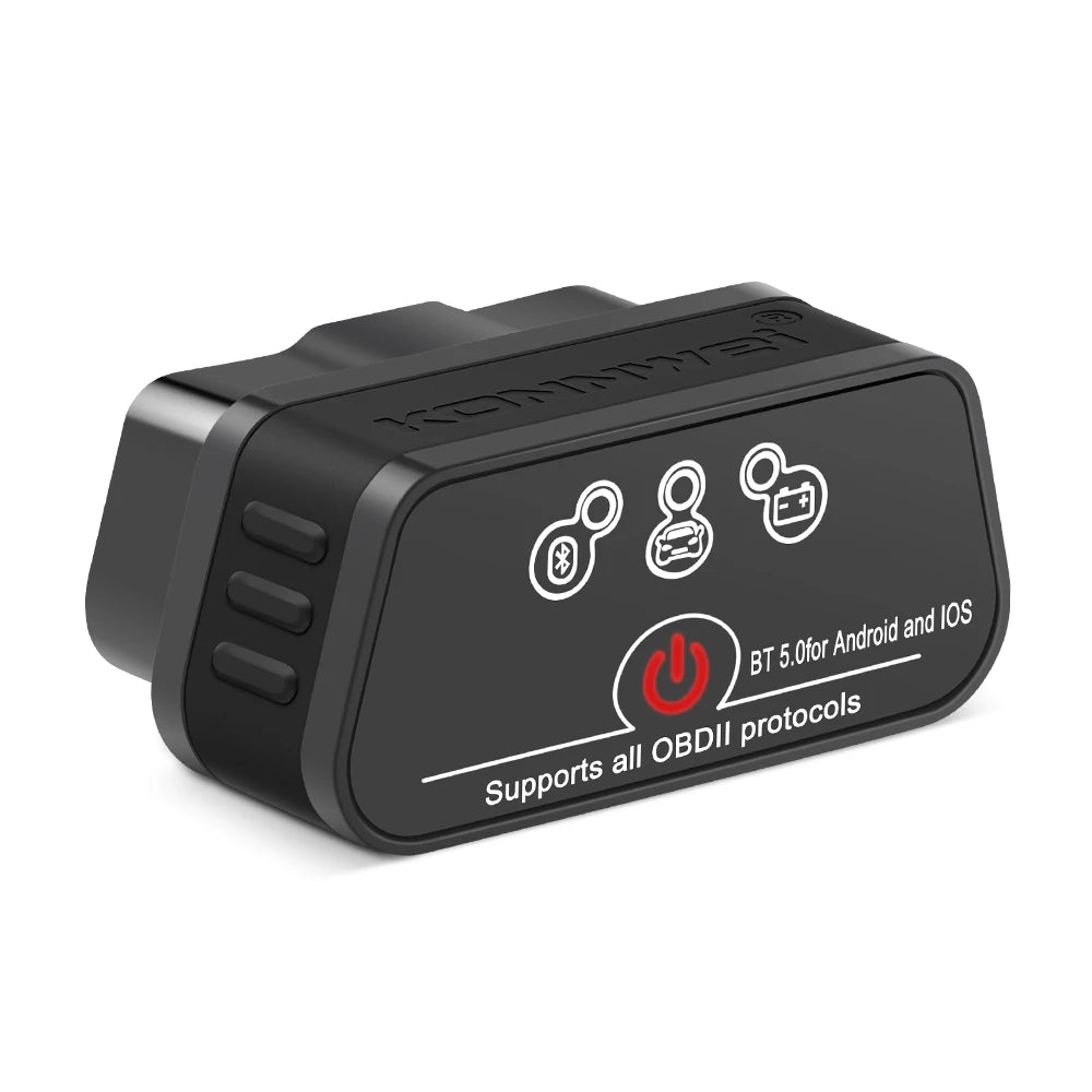 Konnwei ELM327 V1.5 Bluetooth 5.0 OBD2 Scanner – Auto Diagnostic Code Reader for Cars & OBDII Tools