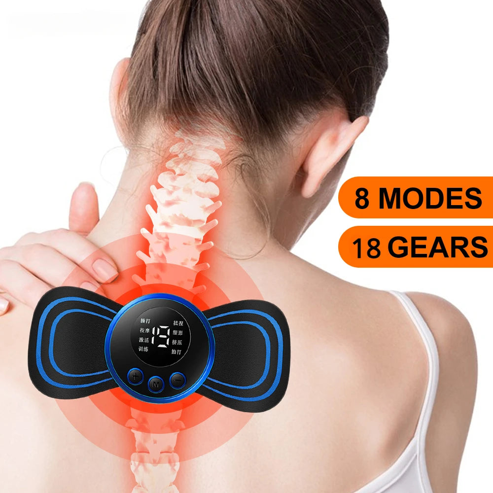 Xiaomi MIJIA Neck Massager Mini – Portable Cervical & Back Pain Relief Tool