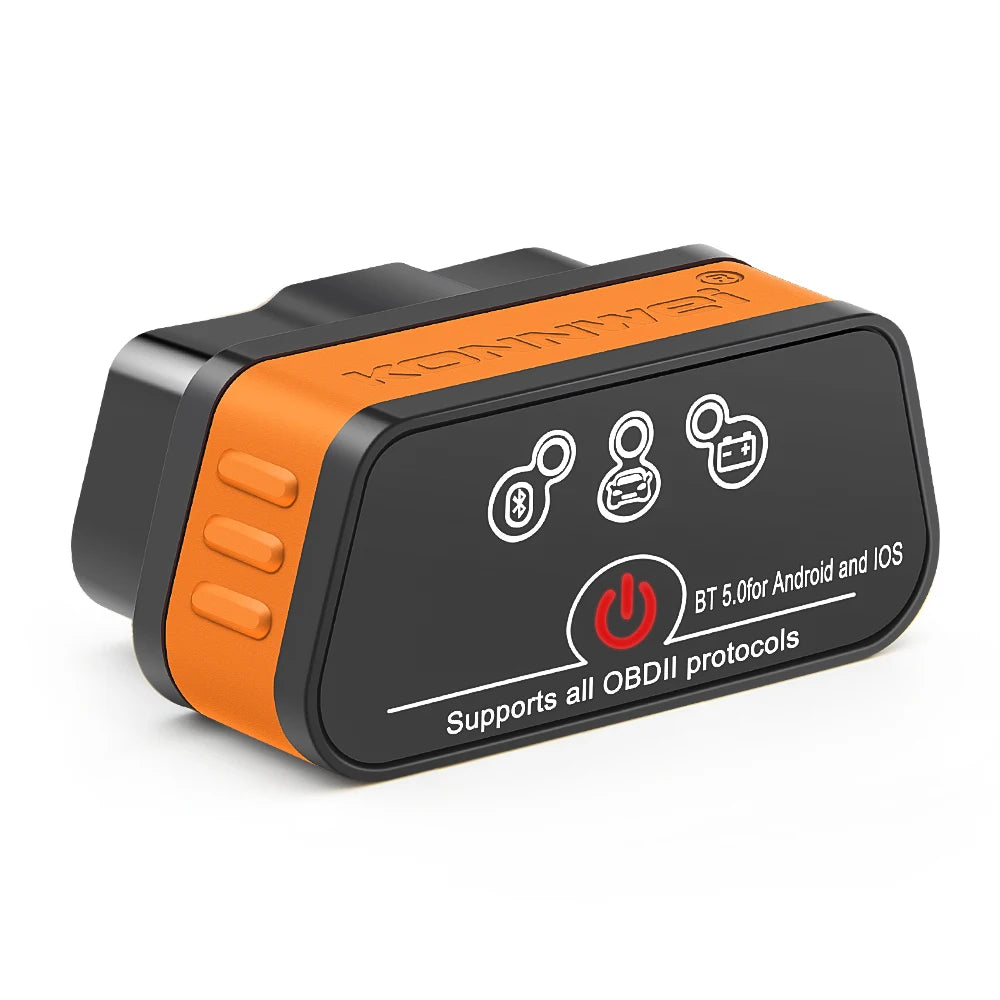 Konnwei ELM327 V1.5 Bluetooth 5.0 OBD2 Scanner – Auto Diagnostic Code Reader for Cars & OBDII Tools