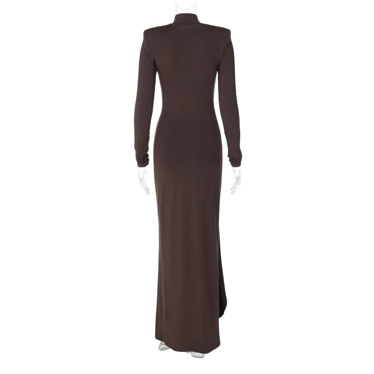 Tossy Fashion Pleated Bandage Long Dress For Women High Waist Slim Patchwork Long Sleeve Elegant Commute Women's Maxi Dress 2025