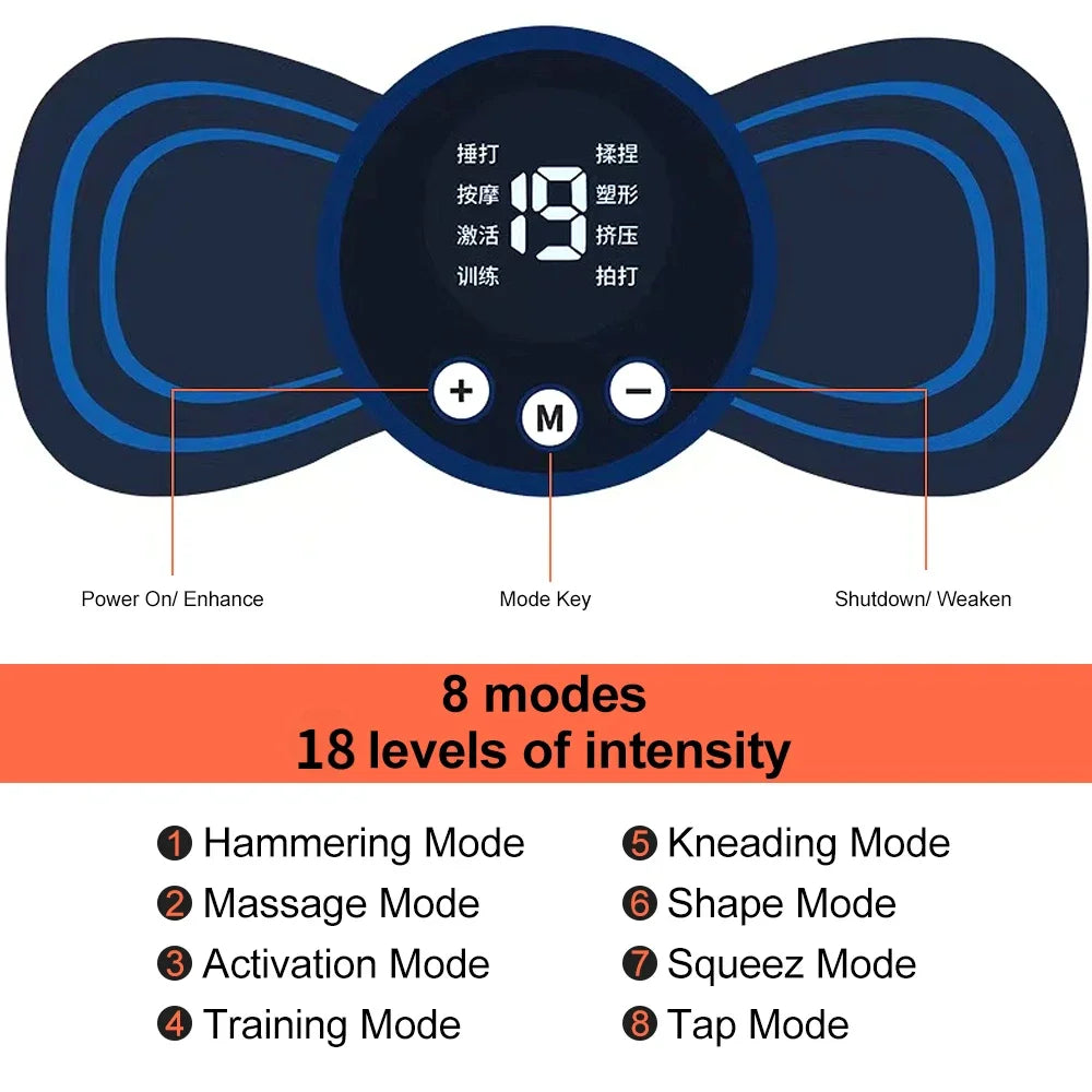 Xiaomi MIJIA Neck Massager Mini – Portable Cervical & Back Pain Relief Tool