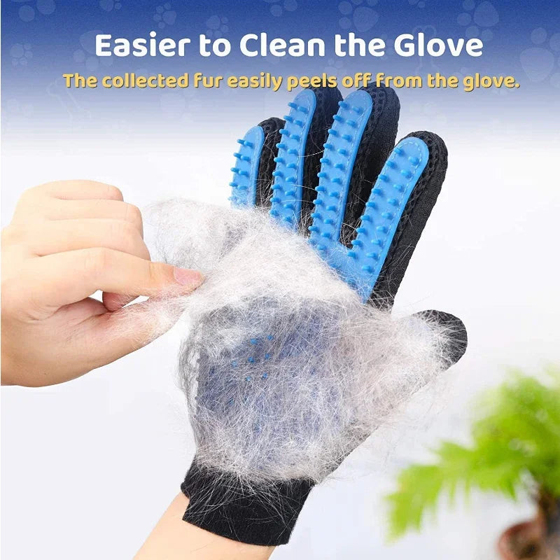 ✨ Kids Pet Grooming Kit – Dog, Cat, Rabbit Care | 2-Sided Brush & Bath Glove | De-Shedding & De-Matting Fur Cleaning Tool