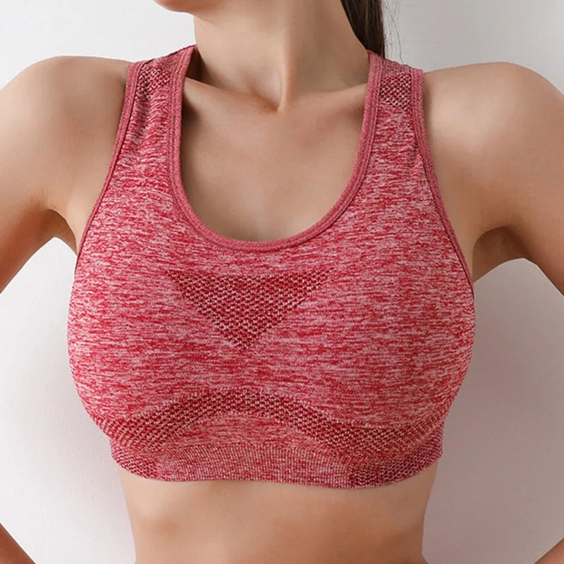 Women's Seamless Yoga Set – Sport Bra & High-Waist Leggings for Workout