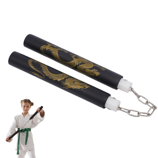 Beginner Practice Sponge Nunchucks – Boost Flexibility & Agility | Safe Martial Arts Training Tool for Exercise & Confidence