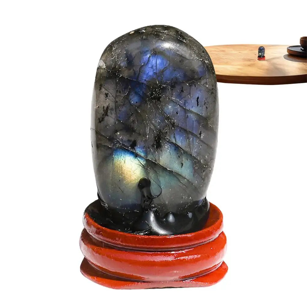 Natural Raw Crystal Stones with Display Base – Rough Healing Crystals for Meditation, Energy Balancing & Home Décor