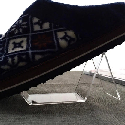 Premium Clear Acrylic Shoe Display Stand – Sneaker, Heel & Sandal Storage Rack Holder