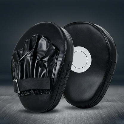 5-Finger Curved Hand Target Punching Mitts | PU Leather Kickboxing Pads for Karate, Muay Thai, Boxing Training