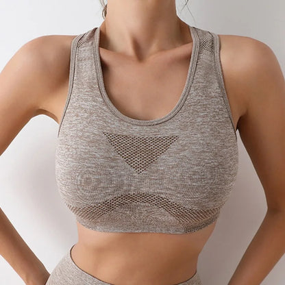 Women's Seamless Yoga Set – Sport Bra & High-Waist Leggings for Workout