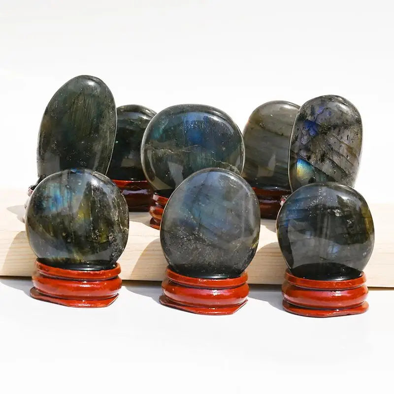Natural Raw Crystal Stones with Display Base – Rough Healing Crystals for Meditation, Energy Balancing & Home Décor