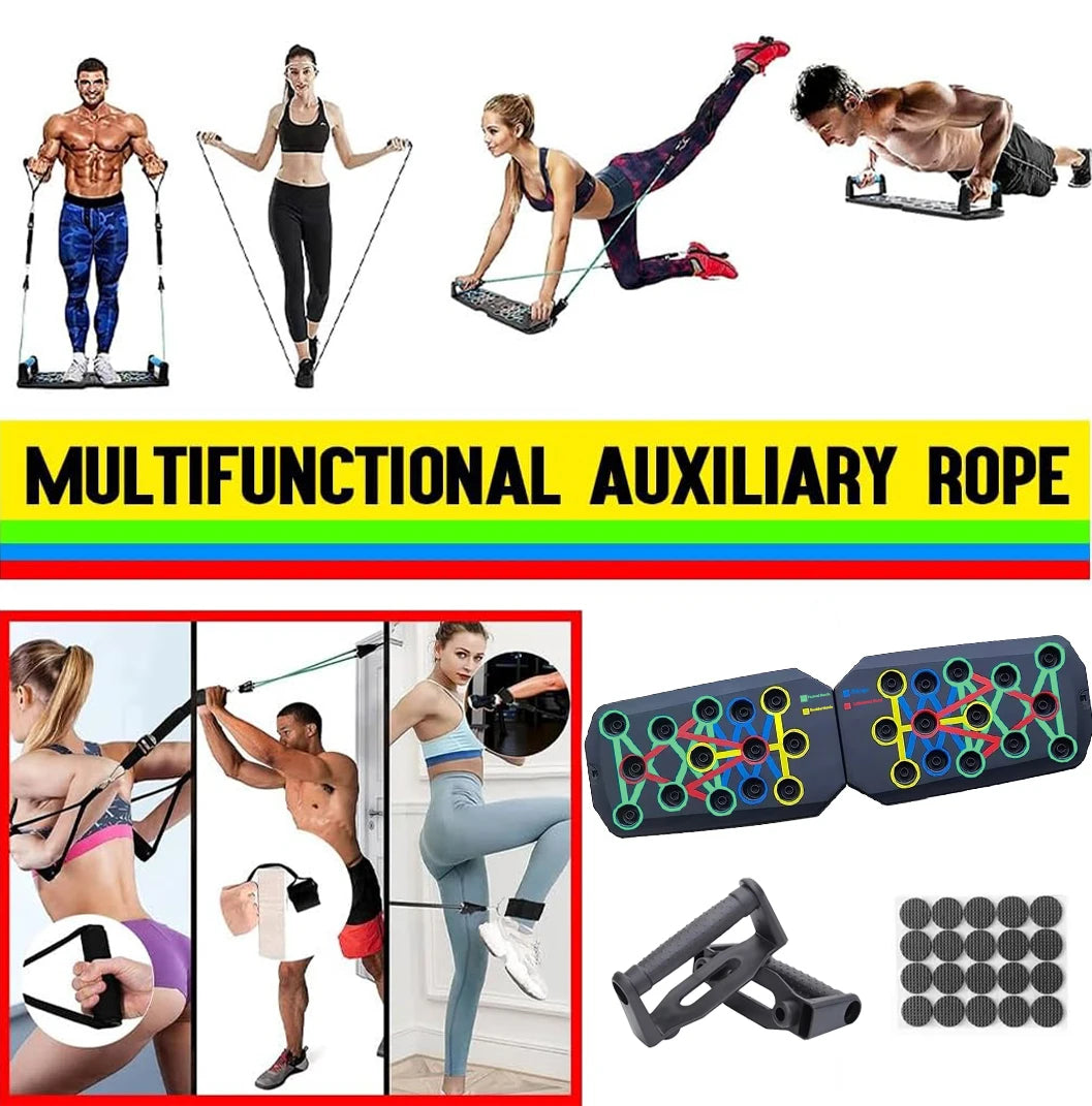 Portable Multifunctional Push-Up Board Set – Foldable Fitness Equipment for Chest, Abdomen, Arms, and Back Training