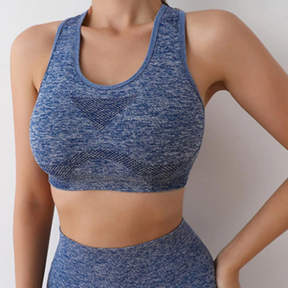 Women's Seamless Yoga Set – Sport Bra & High-Waist Leggings for Workout
