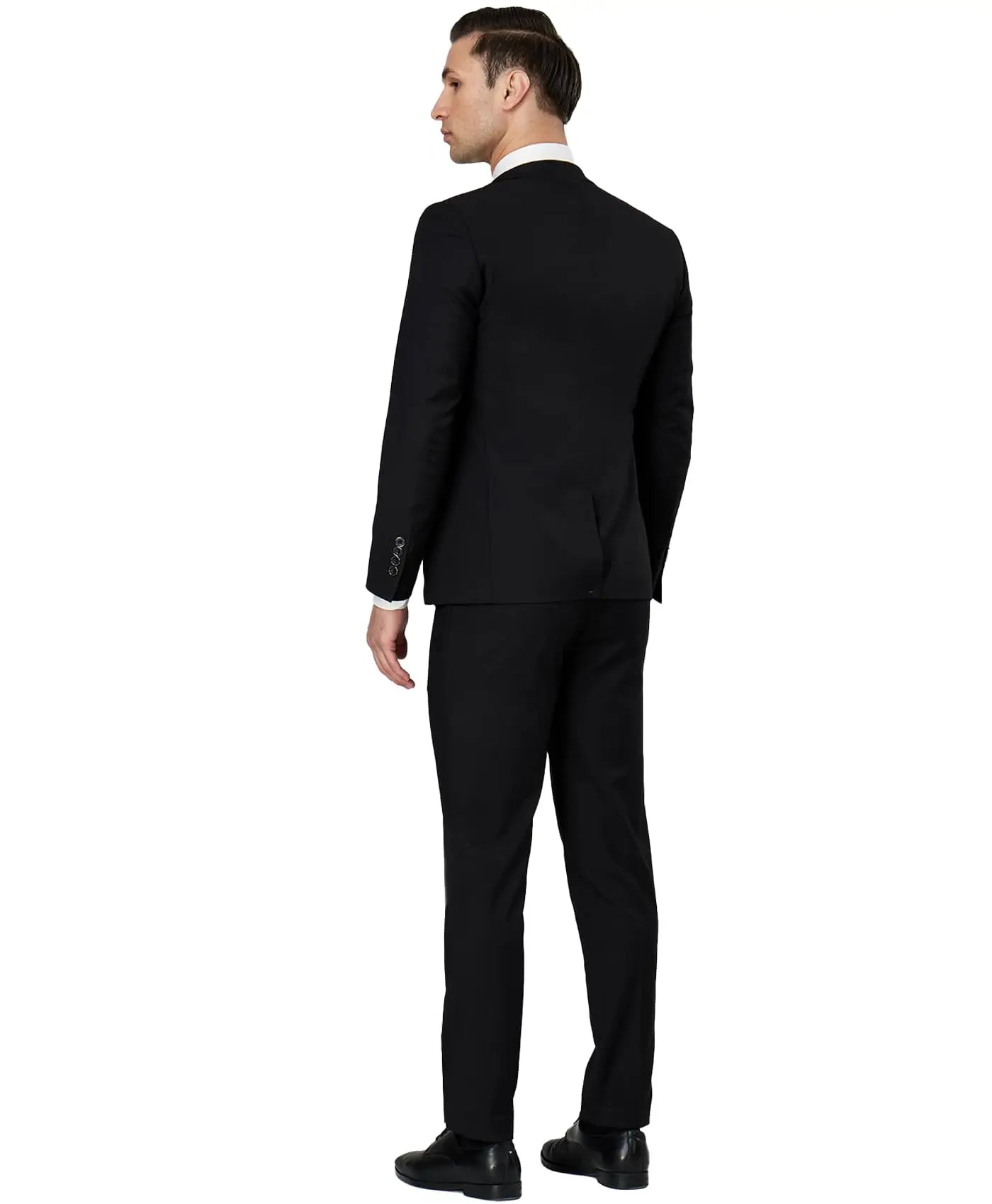 TweedLad Men's Business Suit Set – Regular Fit Tuxedo Jacket and Trousers, Stylish Formal Wear for Groomsmen, Weddings, and Events