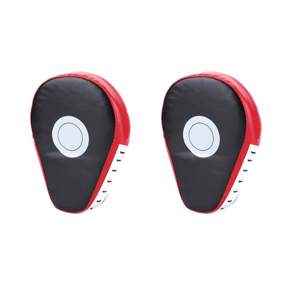5-Finger Curved Hand Target Punching Mitts | PU Leather Kickboxing Pads for Karate, Muay Thai, Boxing Training