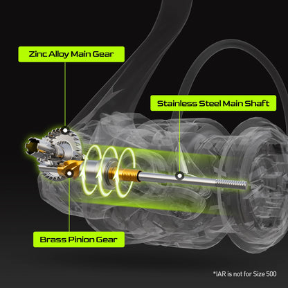 Premium HANDING M1 Spinning Reel – Graphite Frame, 12kg Drag, 9+1 Bearings, 5.2:1 Gear Ratio – Versatile All-Purpose Fishing Reel