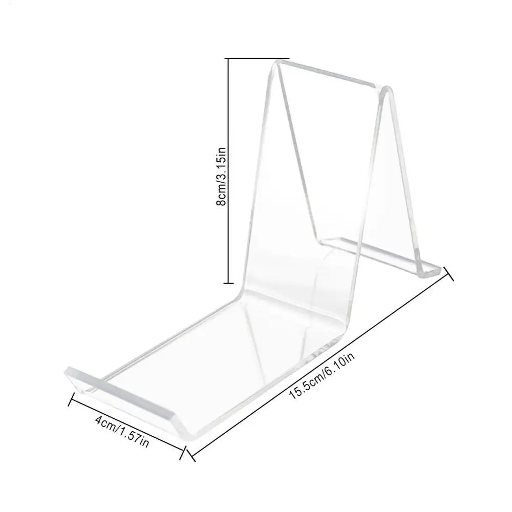 Premium Clear Acrylic Shoe Display Stand – Sneaker, Heel & Sandal Storage Rack Holder