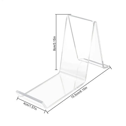 Premium Clear Acrylic Shoe Display Stand – Sneaker, Heel & Sandal Storage Rack Holder