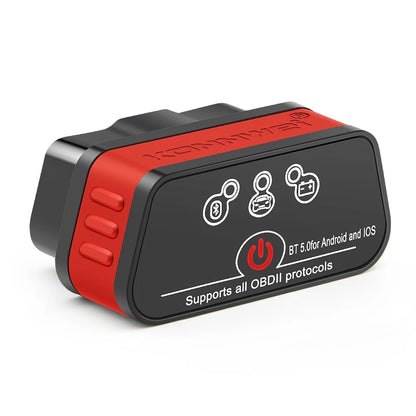 Konnwei ELM327 V1.5 Bluetooth 5.0 OBD2 Scanner – Auto Diagnostic Code Reader for Cars & OBDII Tools
