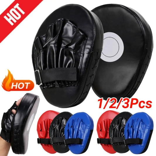 5-Finger Curved Hand Target Punching Mitts | PU Leather Kickboxing Pads for Karate, Muay Thai, Boxing Training