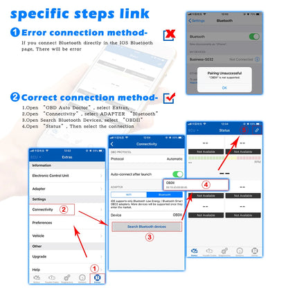 Konnwei ELM327 V1.5 Bluetooth 5.0 OBD2 Scanner – Auto Diagnostic Code Reader for Cars & OBDII Tools