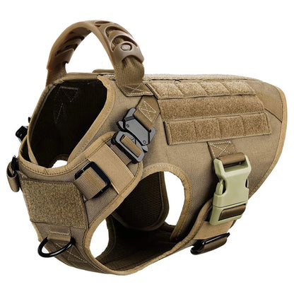 Premium Large Dog Harness and Leash Set for German Shepherds and Malinois – Adjustable Training and Walking Vest with Collar for Medium and Large Dogs