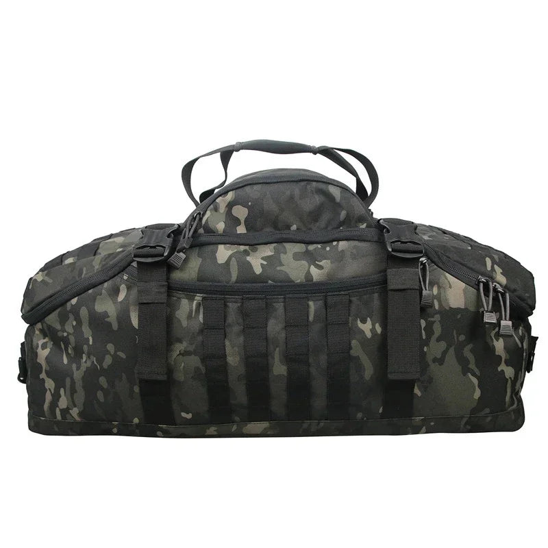 40L/60L/80L Tactical MOLLE Duffle Backpack – Military-Grade Gym, Travel & Outdoor Gear Bag