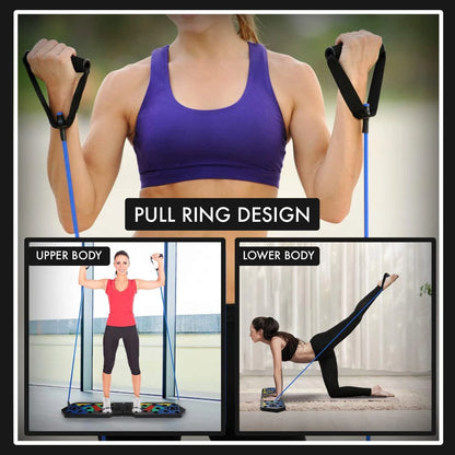 Portable Multifunctional Push-Up Board Set – Foldable Fitness Equipment for Chest, Abdomen, Arms, and Back Training