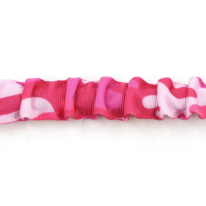 Military Pink Camouflage Dog Harness - Adjustable Tactical Training Vest for Large & Medium Dogs, German Shepherd Pet Leash Harness