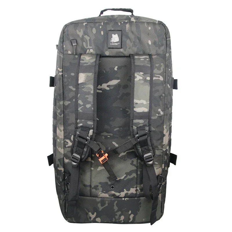 40L/60L/80L Tactical MOLLE Duffle Backpack – Military-Grade Gym, Travel & Outdoor Gear Bag