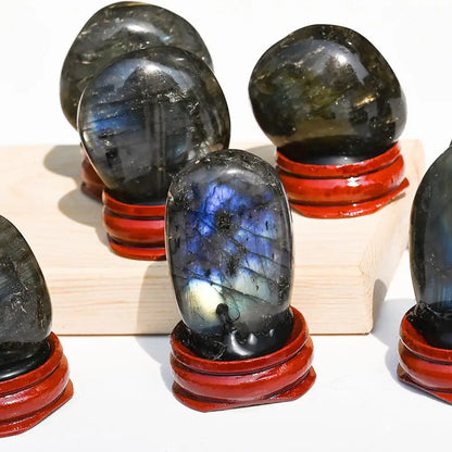 Natural Raw Crystal Stones with Display Base – Rough Healing Crystals for Meditation, Energy Balancing & Home Décor