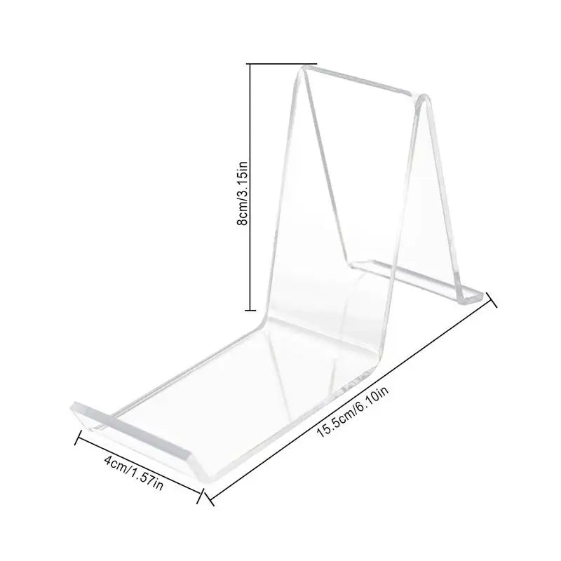 Premium Clear Acrylic Shoe Display Stand – Sneaker, Heel & Sandal Storage Rack Holder